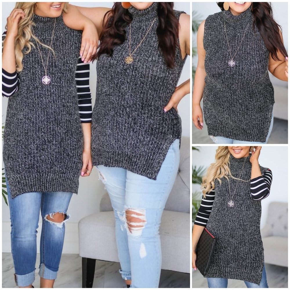 Listicle | NWT Sleeveless Turtleneck Sweater